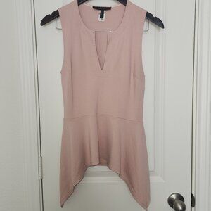 ✨ BCBGMaxAzria Sleeveless Asymmetrical Tobin Top – Size M ✨